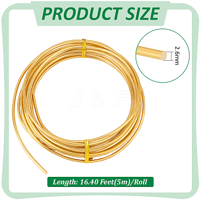 Round Brass Wires CWIR-WH0007-17D-G-1