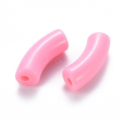 Opaque Acrylic Beads MACR-S372-001B-S004-1