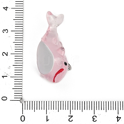Opaque Resin with Alloy Pendants RE-CBA08CD-01-1