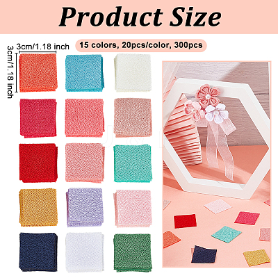 2 Sets Cotton Cut Cloth Fabrics DIY-OC0012-95-1