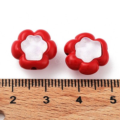 Spray Painted Alloy Bead PALLOY-H134-25-1