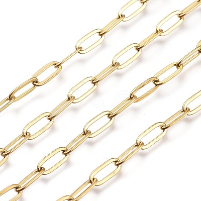 3.28 Feet Ion Plating(IP) 304 Stainless Steel Cable Chains X-CHS-M002-01G-1