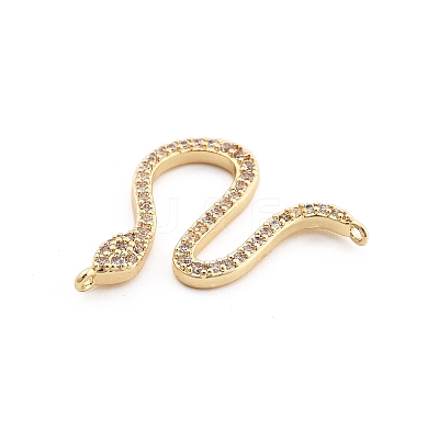 Brass Micro Pave Cubic Zirconia Pendants KK-M321-01A-G-1