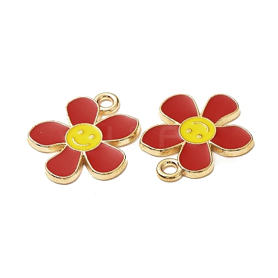 Alloy Enamel Pendants ENAM-C009-01G-04-1