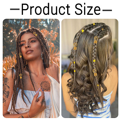 10Pcs Alloy Dreadlocks Beads FIND-TA0008-53B-1