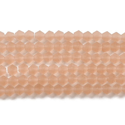 Imitate Austrian Crystal Frosted Glass Beads Strands EGLA-A039-T3mm-MD12-1