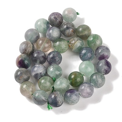 Natural Fluorite Beads Strands G-P530-B04-05-1