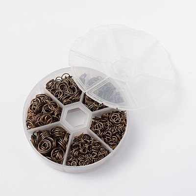 1 Box of Iron Open Jump Rings IFIN-MSMC010-04AB-NF-1