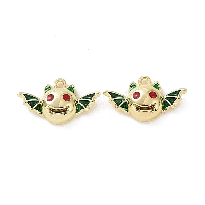 Rack Plating Alloy Enamel Pendants FIND-I037-11LG-1