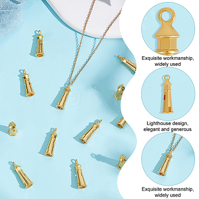 50Pcs Alloy Pendants FIND-GO0003-16G-1