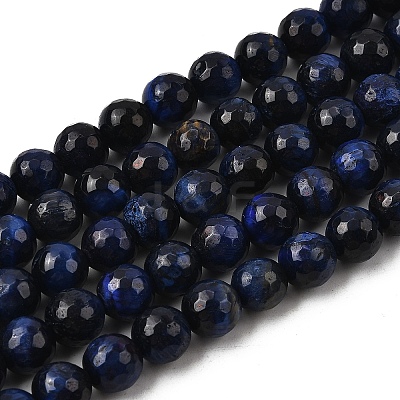 Natural Tiger Eye Beads Strands G-M445-A01-03-1