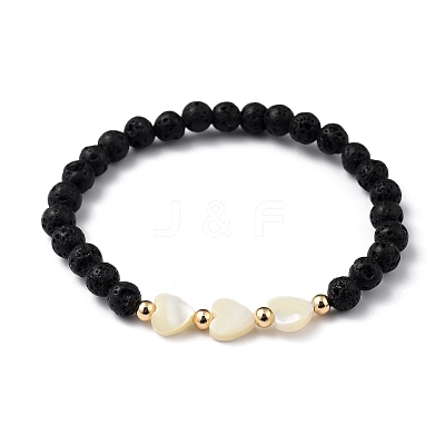 Stretch Beaded Bracelets BJEW-JB05403-01-1