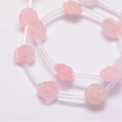 Natural Rose Quartz Scattered Beads G-O156-B-16-1