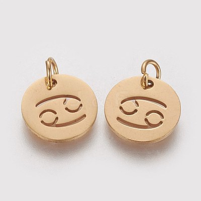 Ion Plating(IP) 304 Stainless Steel Pendants A-STAS-Q201-T445-4G-1
