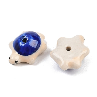 Handmade Bright Glazed Porcelain Beads PORC-CJC0009-03D-1