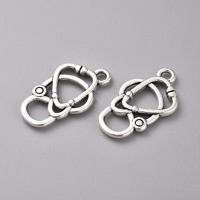 Tibetan Style Alloy Pendants TIBEP-WH0002-02AS-1