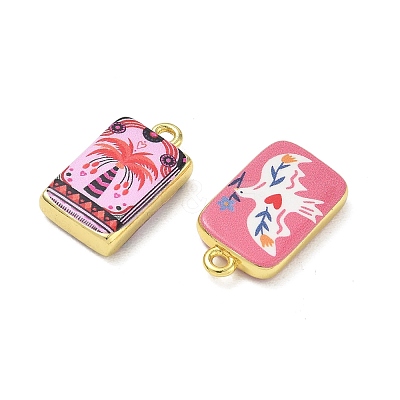 Printed Brass Pendants KK-CBA84C5-17G-1