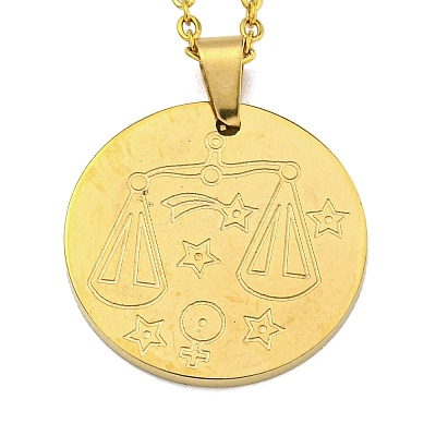 Constellation Pendant Necklaces LS-NJEW-S422-04G-07-1