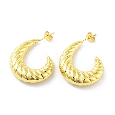 Brass Stud Earrings KK-R150-03D-1