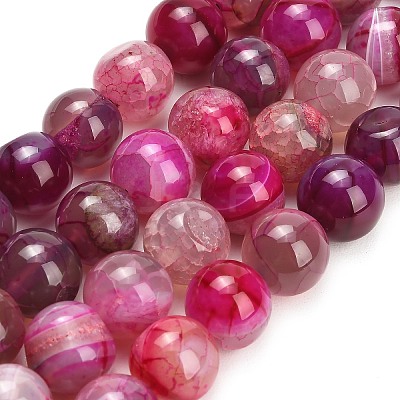 Natural Dragon Veins Agate Beads Strands GG-L001-L01-01C-1