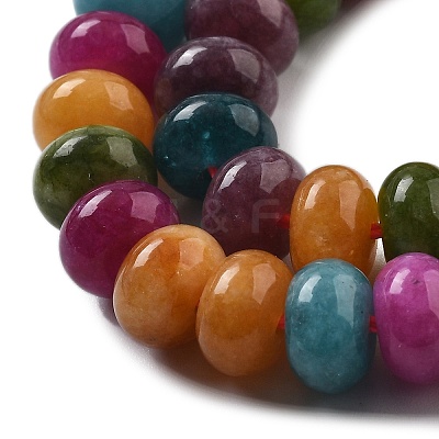 Natural White Jade Beads Strands G-E507-01O-1