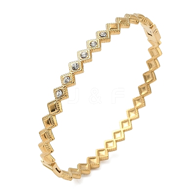 304 Stainless Steel Hinged Bangles for Women BJEW-C132-01A-G-1