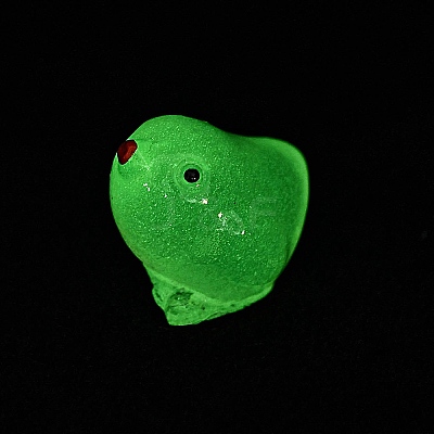 Luminous Resin Chick Display Decoration RESI-WH0038-10C-1