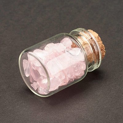 Transparent Glass Wishing Bottle Decoration DJEW-A001-01A-07-1