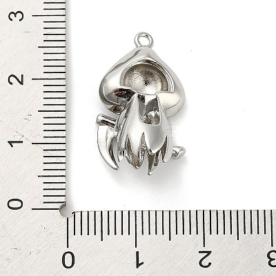 Halloween Brass Enamel Pendants KK-F915-01G-P-1