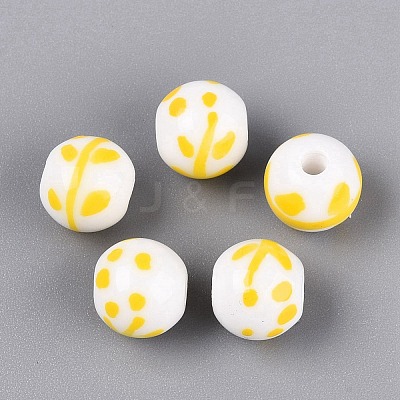 Handmade Porcelain Beads PORC-N012-12-1