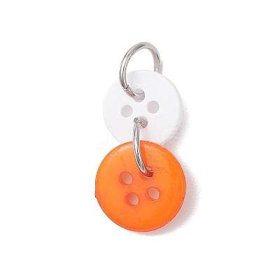 Opaque Acrylic Pendants PALLOY-JF04182-1