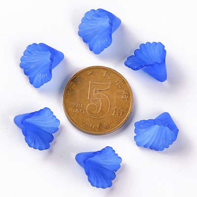 Frosted Acrylic Bead Caps MACR-S371-10A-751-1
