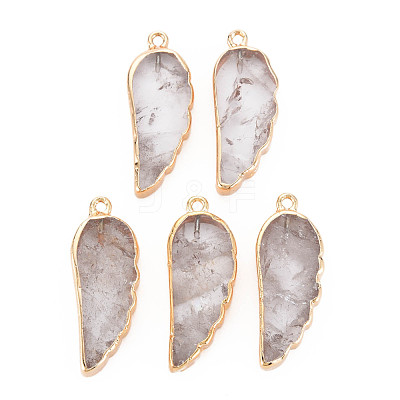 Natural Quartz Crystal Pendants G-N326-127-A02-1