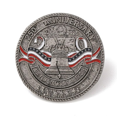 Alloy USA 250th Anniversary Commemorative Lapel Pin Backs LS-JEWB-B046-01D-B-1