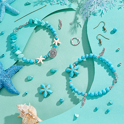 DIY Gemstone Earring & Bracelet & Necklace Making Kit DIY-PH0009-10-1