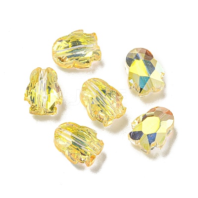 Electroplate Glass Beads EGLA-A041-01-HP03-1