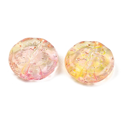 370Pcs Two Tone Transparent Acrylic Beads MACR-K359-27C-1