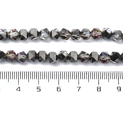 Electroplate Glass Beads EGLA-L018-B-AB01-1