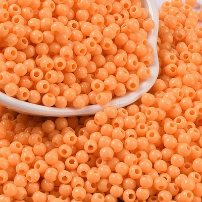 Opaque Acrylic Beads SACR-A007-01A-11-1