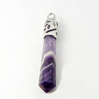 Gemstone Big Pendants G-Q559-4P-1
