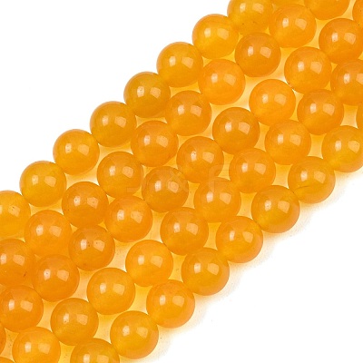 Dyed Natural White Jade Beads Strands GG-CBAD029-A11-8mm-1