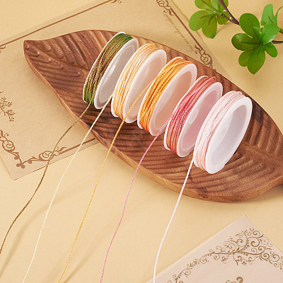 50M 5 Colors Braided Polyester Cord OCOR-TA0003-58-1