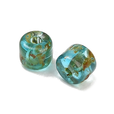 Picasso Glass Cylinder Seed Beads GLAA-C044-01E-1