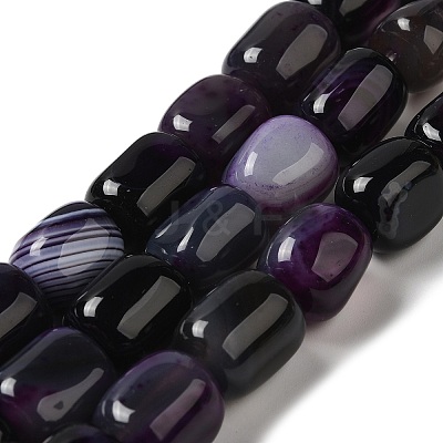 Natural Agate Beads Strands G-H295-F01-05-1