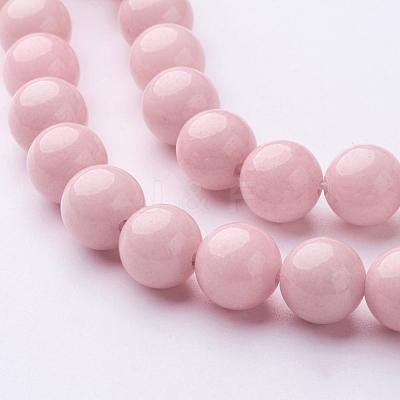 Natural Mashan Jade Round Beads Strands G-D263-10mm-XS02-1