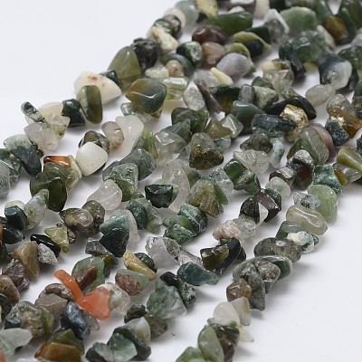 Natural Indian Agate Beads Strands G-F328-12-1