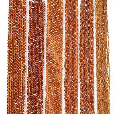Electroplate Glass Beads Strands EGLA-A044-T6mm-L04-1