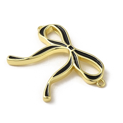 Brass Enamel Connector Charms KK-D098-01G-05-1