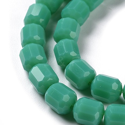 Opaque Glass Beads Strands GLAA-G112-03G-1