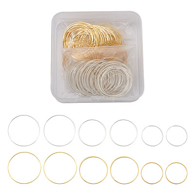 Brass Linking Rings KK-YS0001-03-1